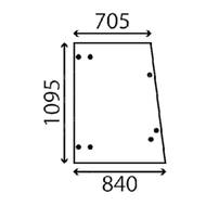 Glass - Side Window ( 7 Hole )