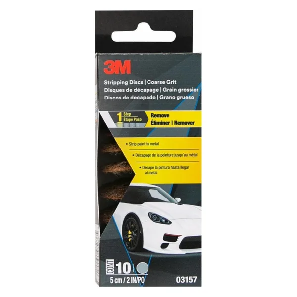 3M Stripping Disc, Coarse Pack of 10 discs, 2 in