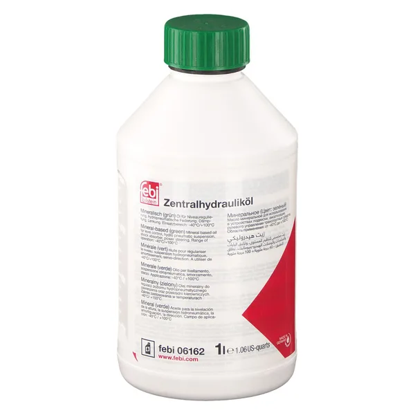 febi bilstein Hydraulic Fluid, Mineral-Based (Green) 1 L