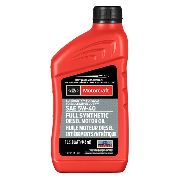 Motorcraft SAE 5W-40 Full Synthetic Diesel Motor Oil