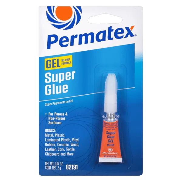 Permatex Super Glue Gel 2 g tube