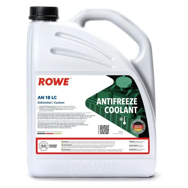 ROWE HIGHTEC Antifreeze Coolant AN 18 LC Concentrate