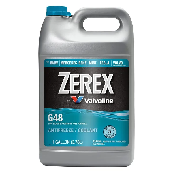 Zerex G48 Antifreeze/Coolant Concentrate 3.78 L (1 US gal)