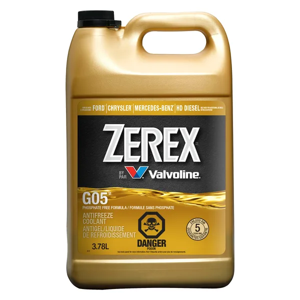 Zerex G05 Antifreeze/Coolant Concentrate 3.78 L (1 US gal)