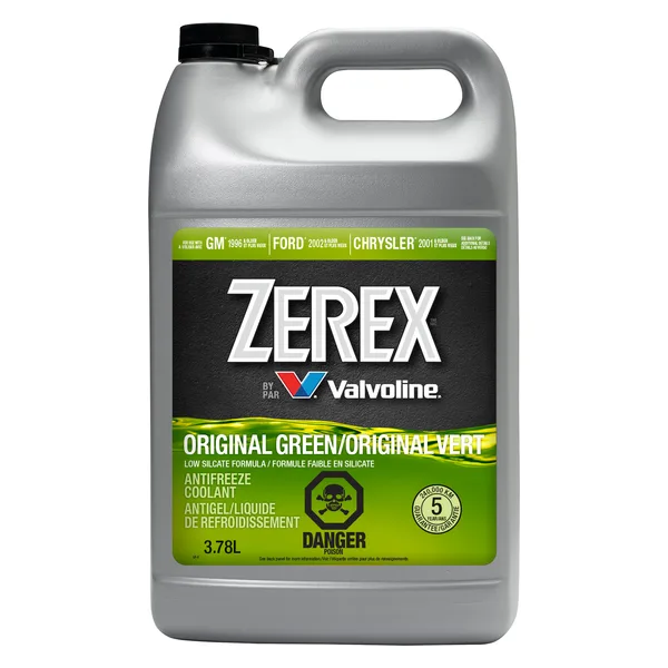 Zerex Original Green Antifreeze/Coolant Concentrate 3.78 L (1 US gal)