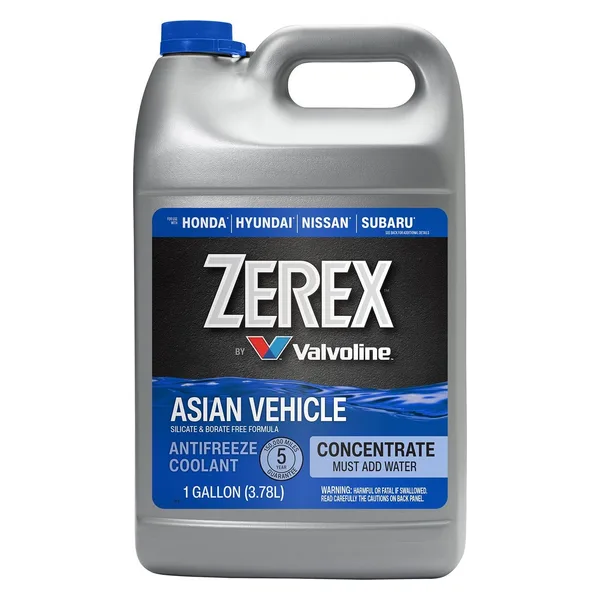 Zerex Asian Vehicle Blue Antifreeze/Coolant Concentrate 3.78 L (1 US gal)